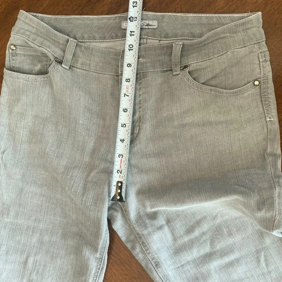 Chico's Gray Straight Leg Jeans for Women - Picture 8 of 16